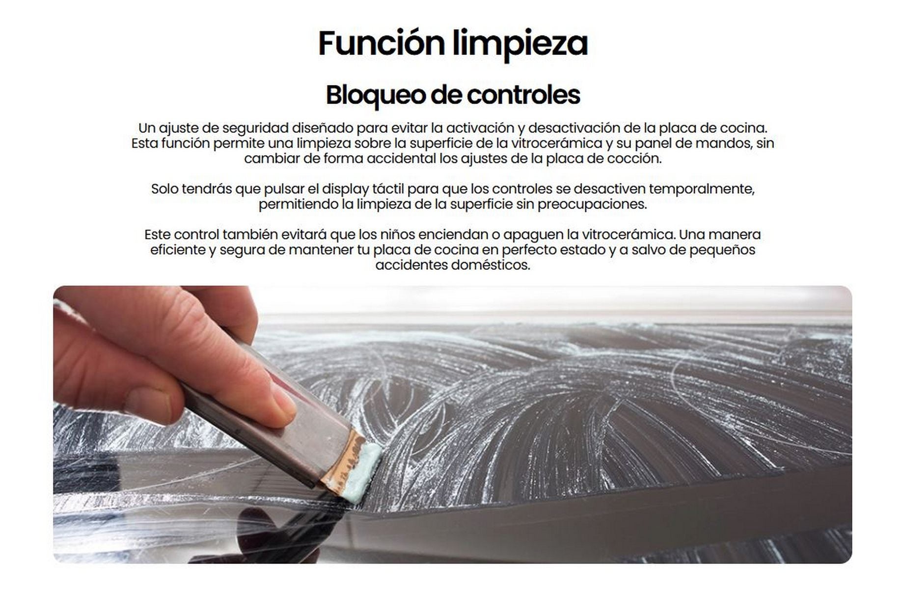 Encimera Vitroceramica Infiniton VITRO-A3F - 9 niveles, 3 zonas,Control táctil, 60cm - 9