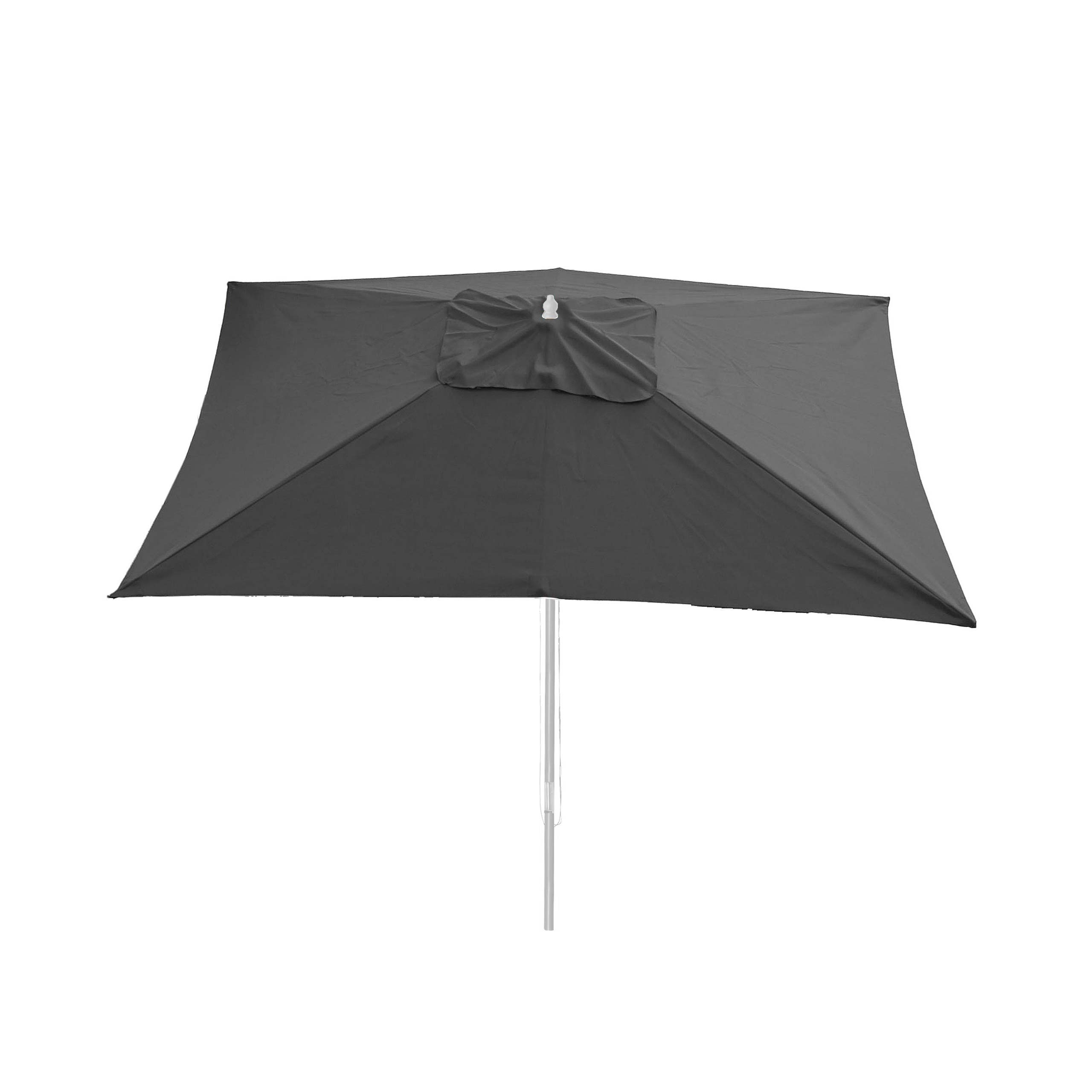 Pokrowiec wymienny na parasol Florida 3x4m, pokrowiec wymienny na parasol, poliester ~ antracyt