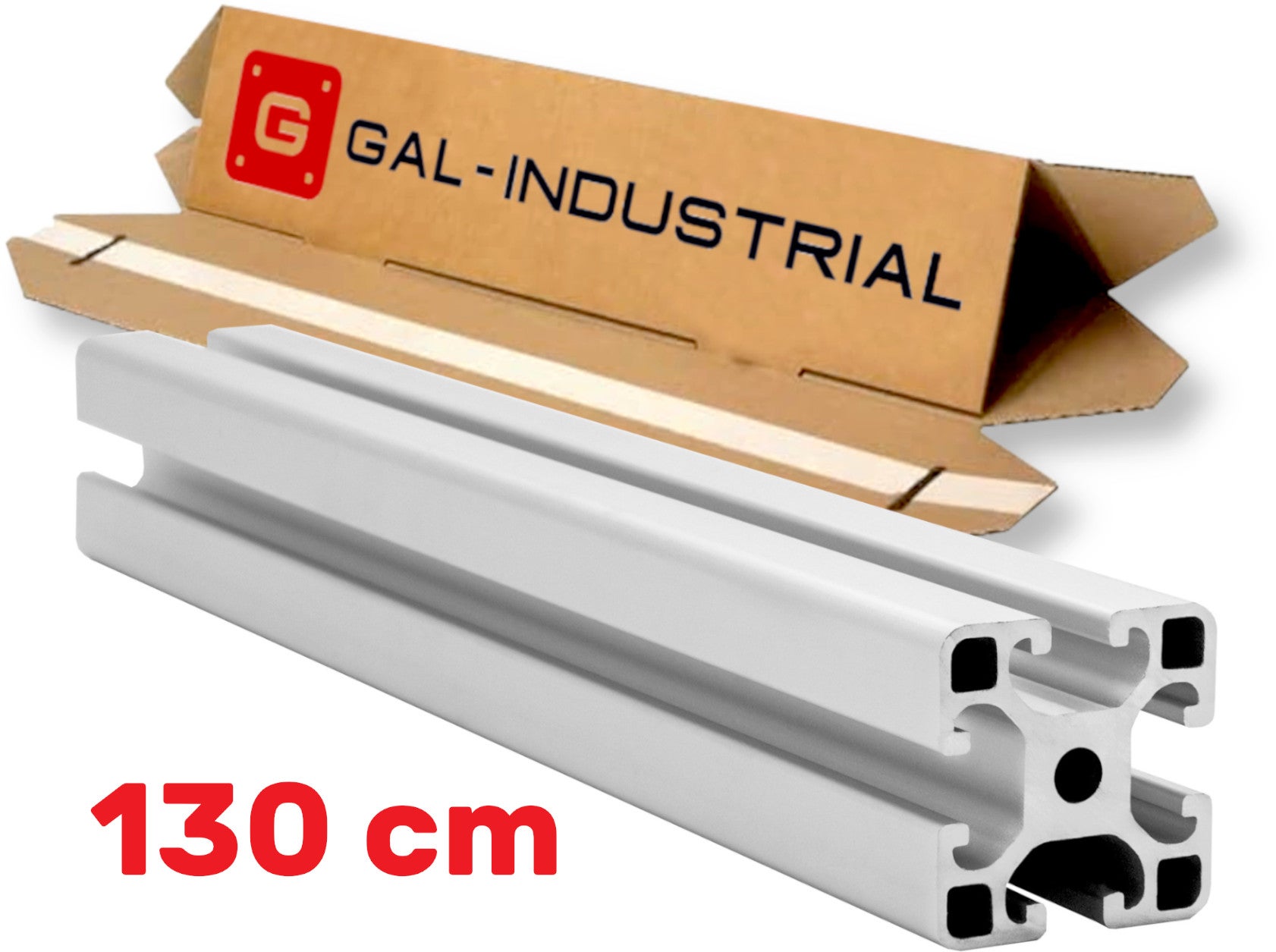 PROFIL KONSTRUKCYJNY ALUMINIOWY 40x40 [8] R 130cm + Cięcie na wymiar