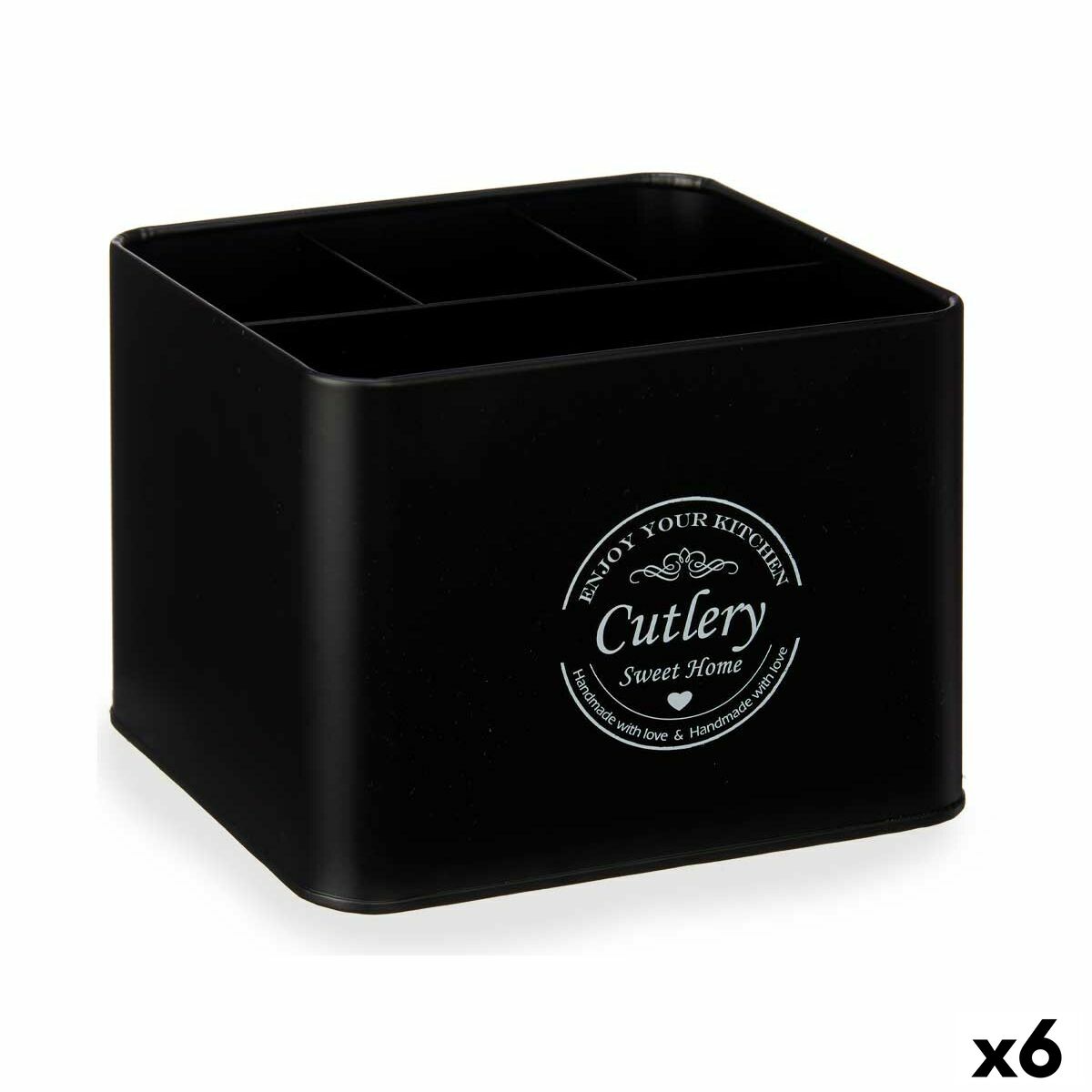 Cestello Portaposate In Plastica Con Design Intrecciato, Resistente Al Calore (Lavastoviglie Fino A 100°C), Per Bacchette E Posate, Organizzatore Da Tavolo - Taglia Grande (L 30 X L 11 X H 7 Cm) - 2