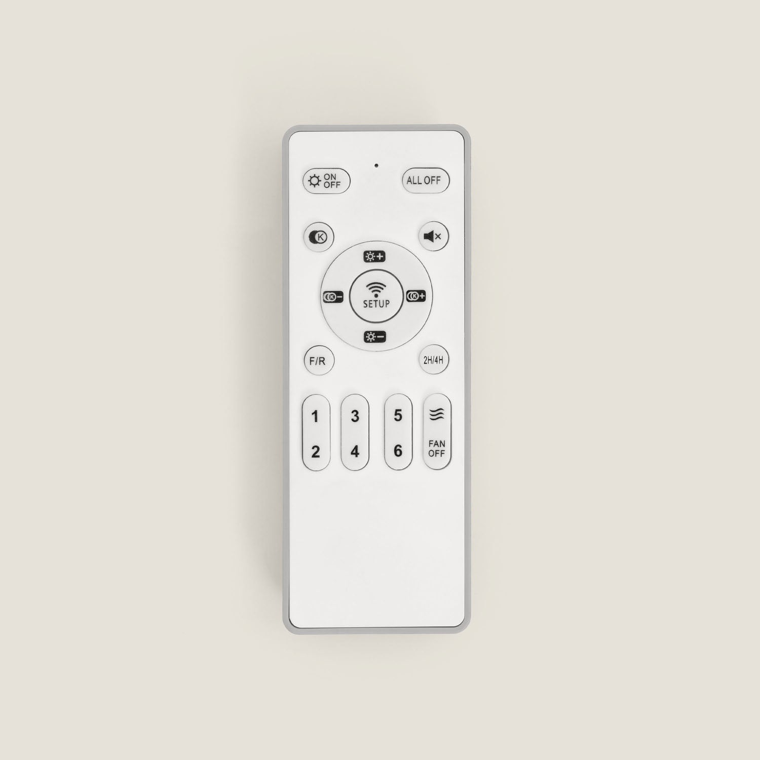 Ventilateur de Plafond LEDKIA LIGHTING Eubea Blanc avec Lumière LED CCT 1440 lm, Moteur DC 30W Silencieux et Efficace, 3 Pales Courbées, 6 Vitesses, - 4
