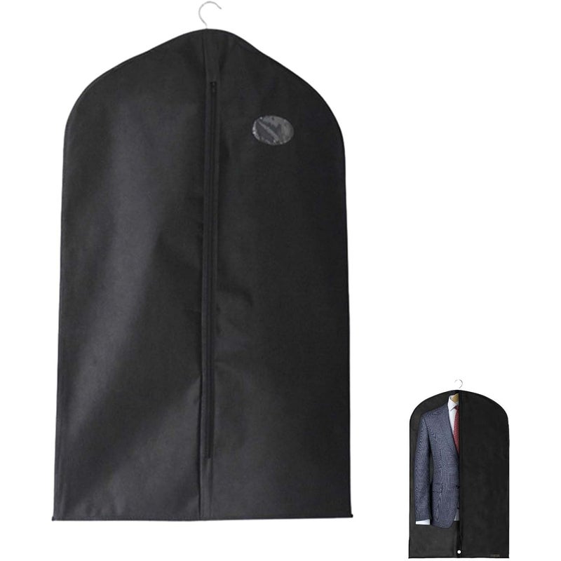 1 szt. 60 x 100 cm pokrowiec na ubrania z przezroczystym okienkiem, pyłoszczelny pokrowiec ochronny na ubrania do podróży lub przechowywania w domu