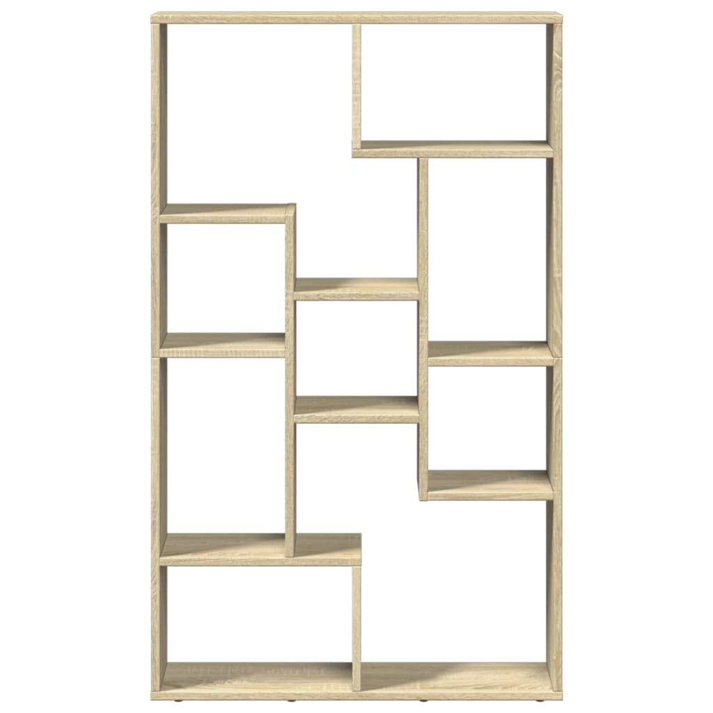 Bibliothèque | Armoire de livres | Meuble de Rangement chêne sonoma 72x20x120 cm bois d'ingénierie CFW895408 - 5