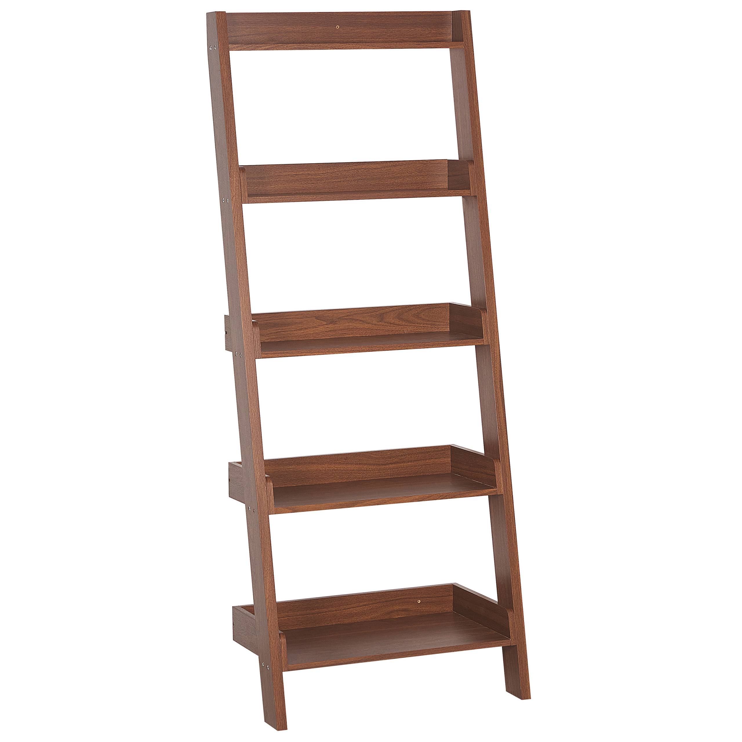 Bibliotecă cu 5 rafturi MOBILE TRIO 167 cm Maro închis