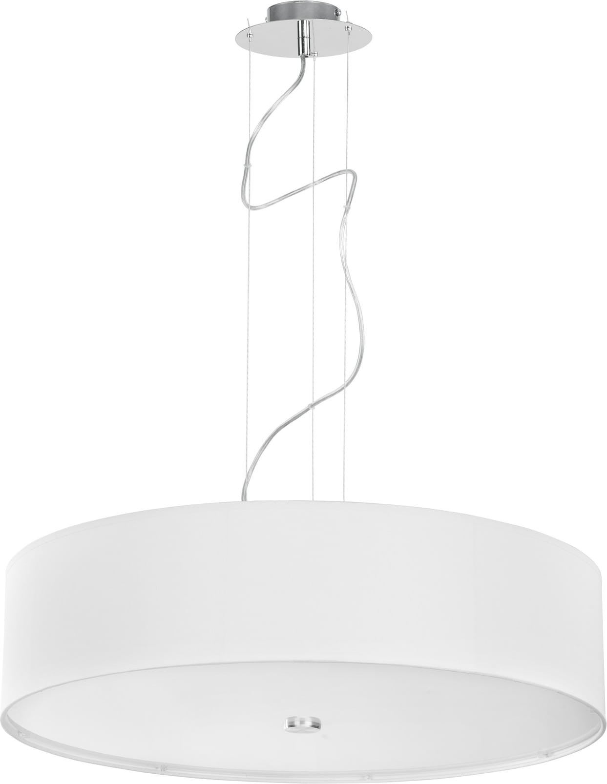 Lampa wisząca Viviane biała 3xE27x60W wym: 108 x 63 x 63 cm tkanina Nowodvorski Lighting