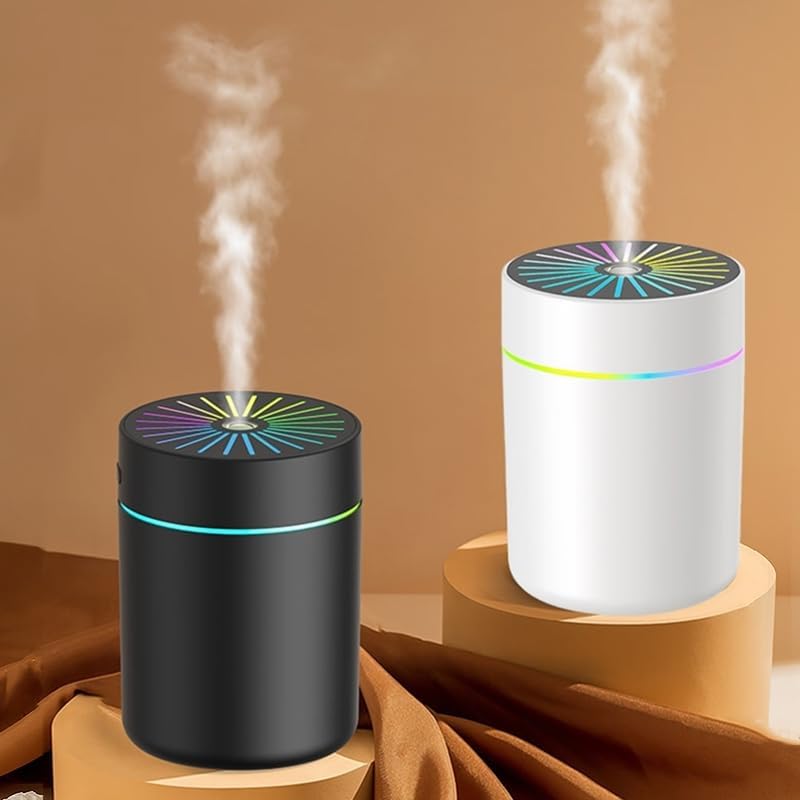 Petit humidificateur portable USB 200 ml pour voiture, plantes, bureau, chambre, arrêt automatique, 2 modes de brume, super silencieux