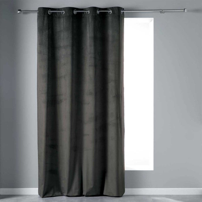 Rideau à Oeillets Absolu 140x280cm Rose Pâle | Leroy Merlin
