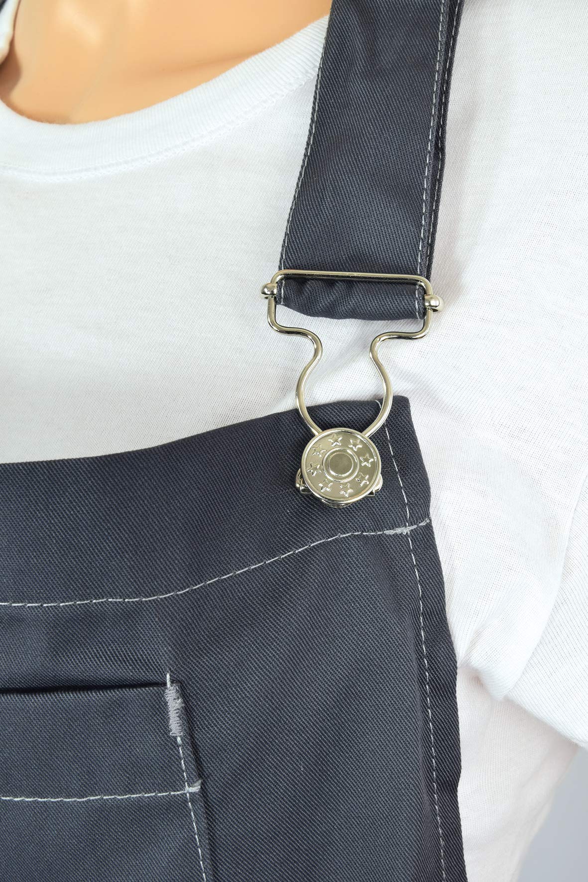 Salopette de Travail Femme Gris et Violet - Fashion Sécurité - Résistante, Confortable et Tendance - Bricolage et Jardinage - 44 - Taille 44 - 7