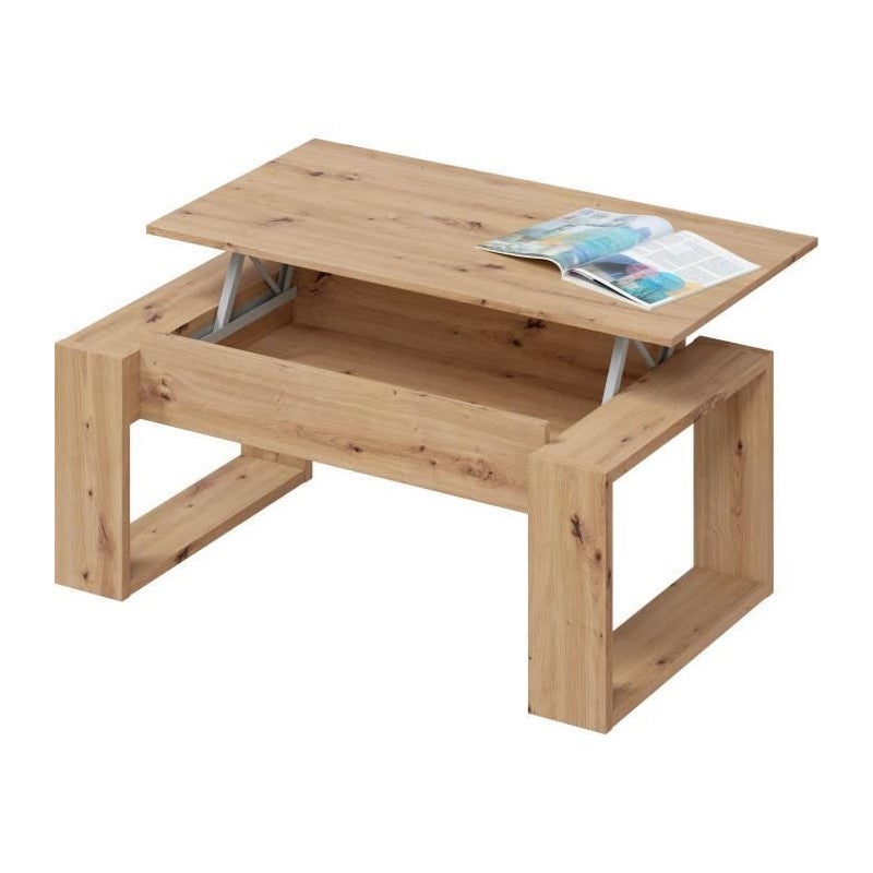 Tavolino Urban - Rovere Nodi 45 A X 105 AN X 55 P - 5