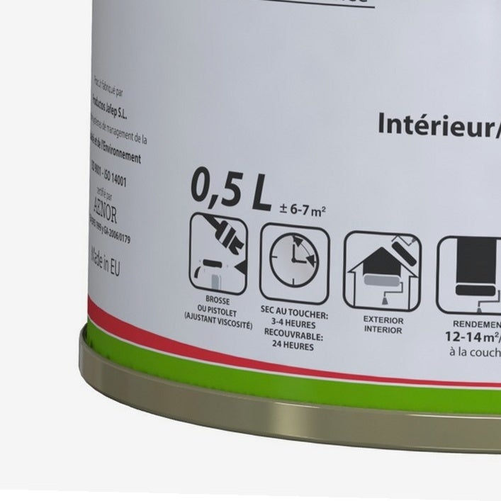 Vernice fer antiruggine nera 0,5l - 8