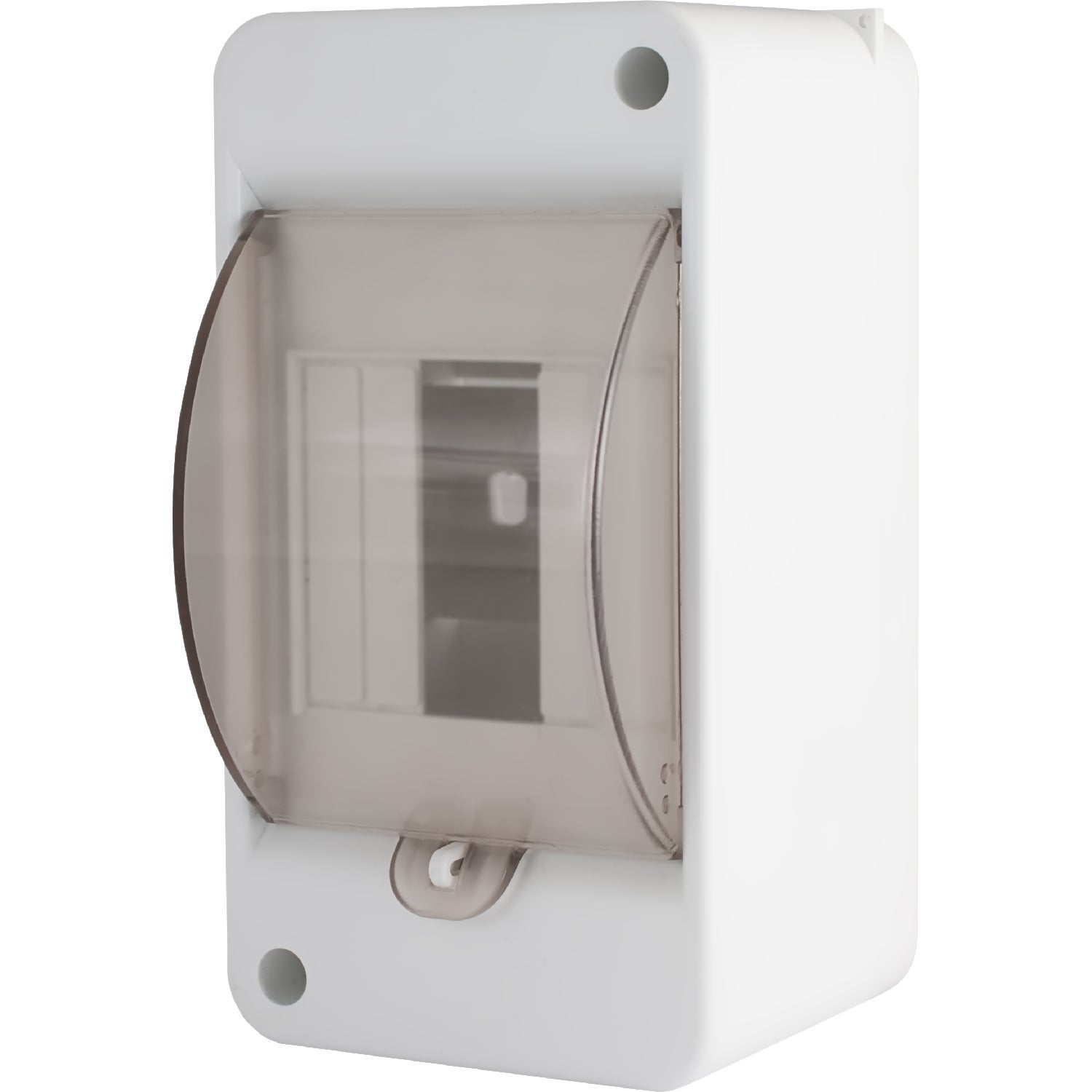 INCOBEX Rozdzielnica Natynkowa Drzwi Transparentne Dymne 1x3Mod 76x140x67mm