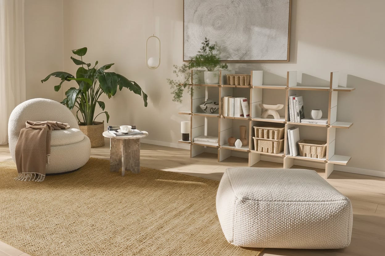 Dywan Ibi musztardowy z juty i bawełny 150x200 cm – naturalny, ciepły i w stylu boho - 4