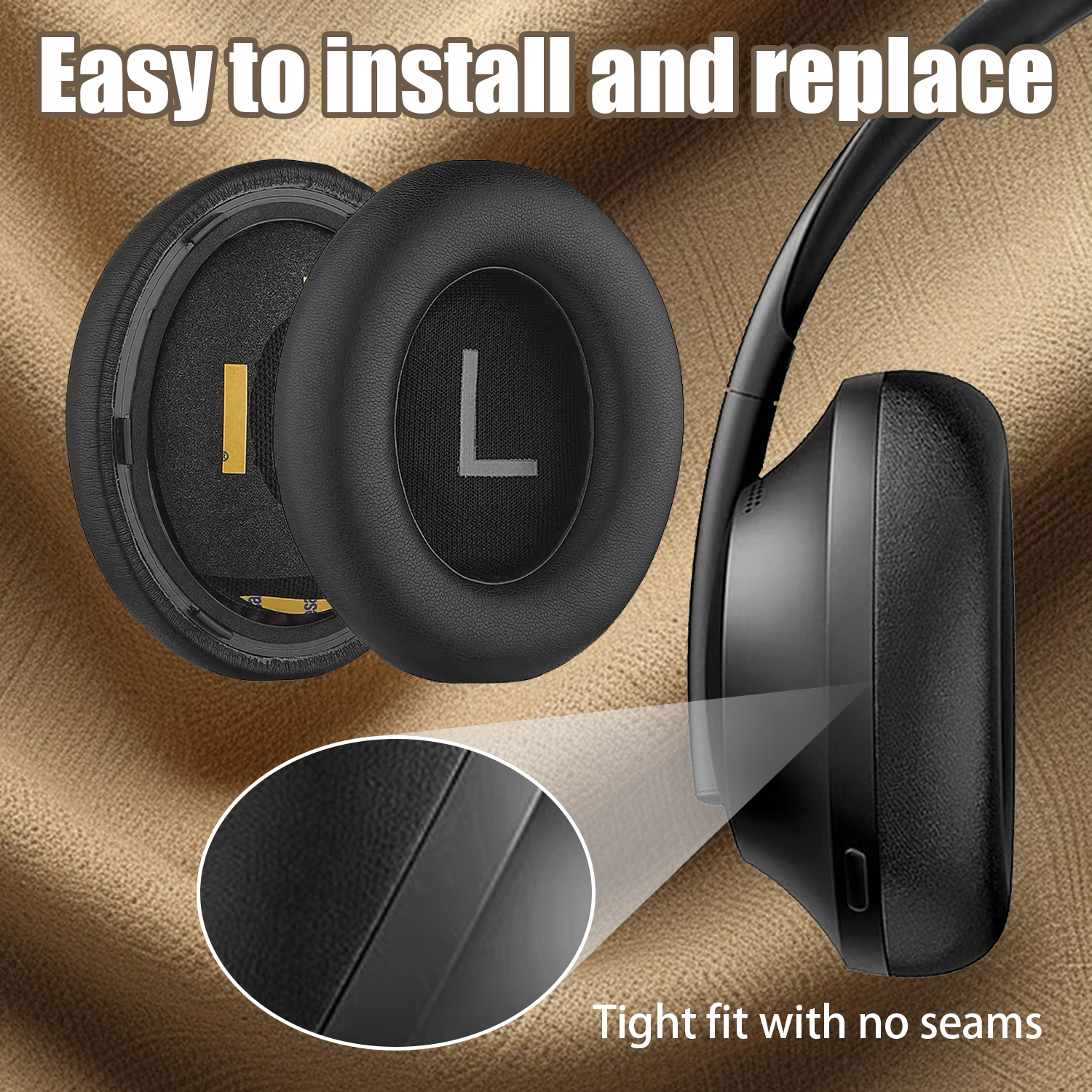 Coussinets pour casque BOSE 700/NC700 Black - 4
