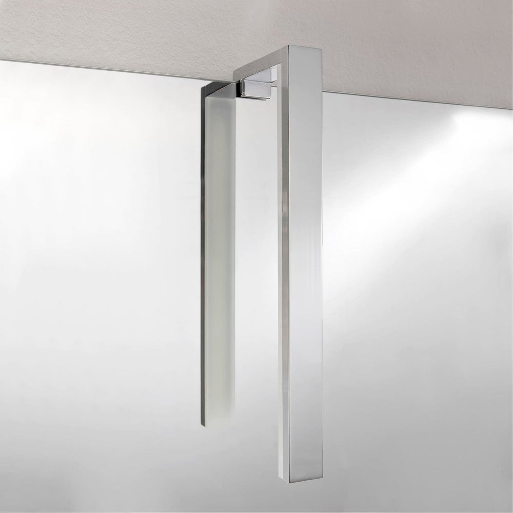 Amaya Vertical LED Bathroom Mirror Wall Light Chrome 6W 5700K IP44