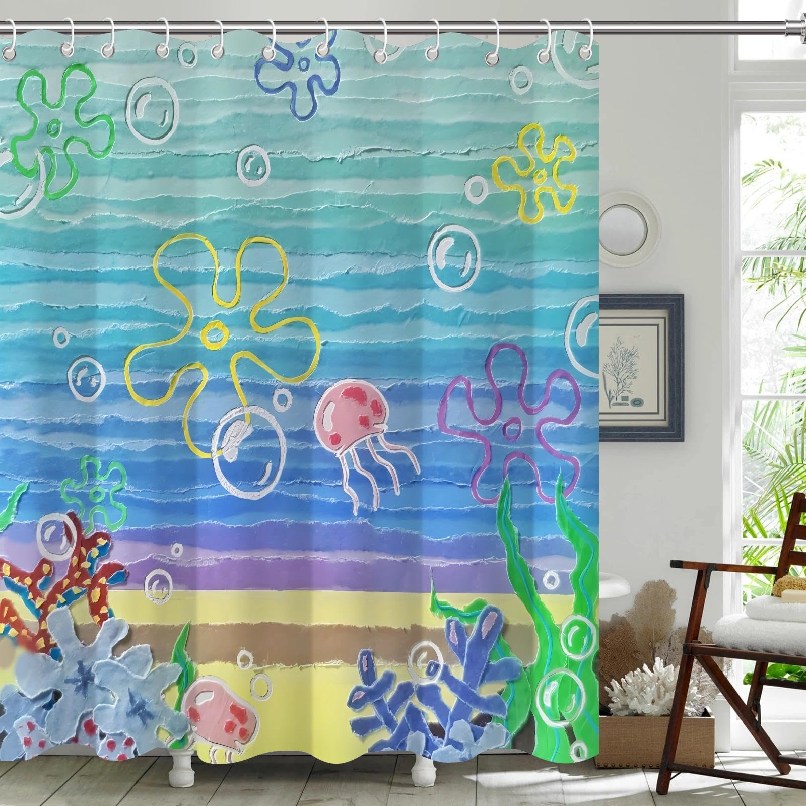 OCEUMACO 3D Motif Rideau de Douche Anti Moisissure Chic Effet Marbre Imprimé Rideaux Baignoire Home Long Qualité Polyester Tissu Imperméable 180x180 cm Lavable Machine - Bleu Blanc OCEUMACO 3D Motif Rideau de Douche Anti Moisissure Chic Effet Marbre Imprimé Rideaux Baignoire Home Long Qualité Polyester Tissu Imperméable 180x180 cm Lavable Machine - Bleu Blanc