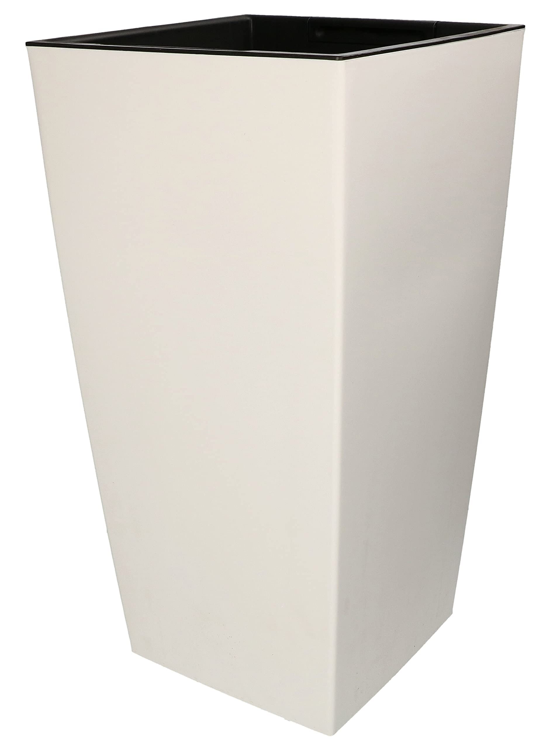 Doniczka 240x240x450 mm urbi square biała z wkładem - KOTARBAU