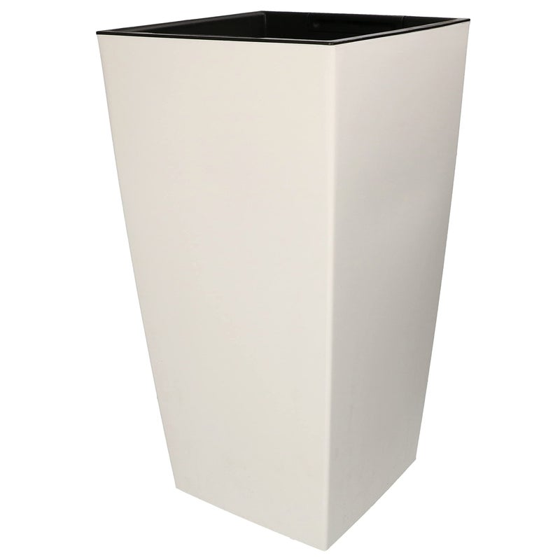 Doniczka 240x240x450 mm urbi square biała z wkładem - KOTARBAU