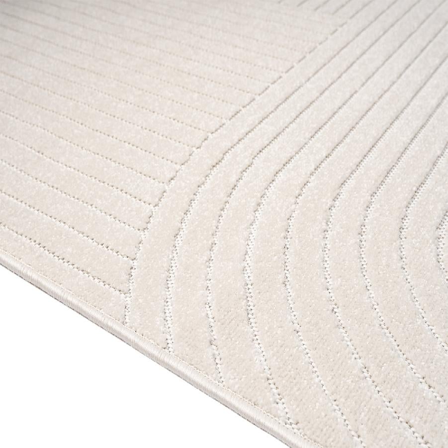 Tappeto Santo Plus moderno design boho, Crema, 140 x 200 cm - 4