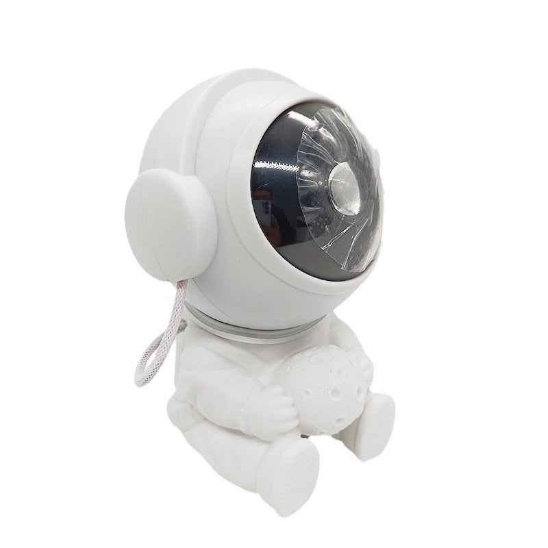 Lampa projektora astronauty z mgławicą marzeń, lampa gwiezdnego nieba astronauty księżycowego w kolorze białym, 110*95*155MM