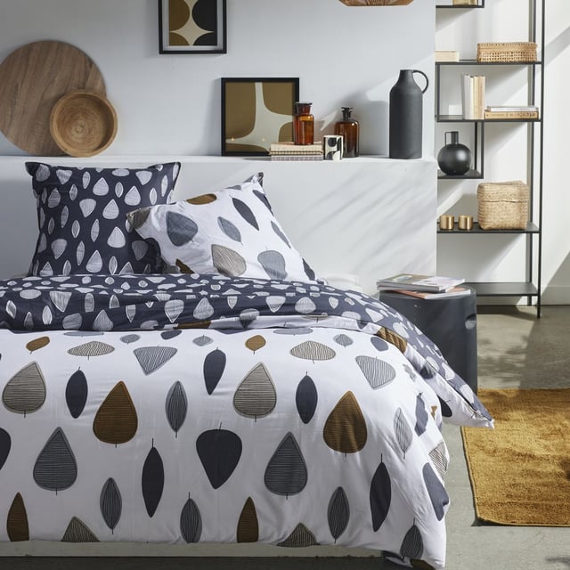 Parure de lit zippée imprimé Graphique coton MAWIRA CECILE