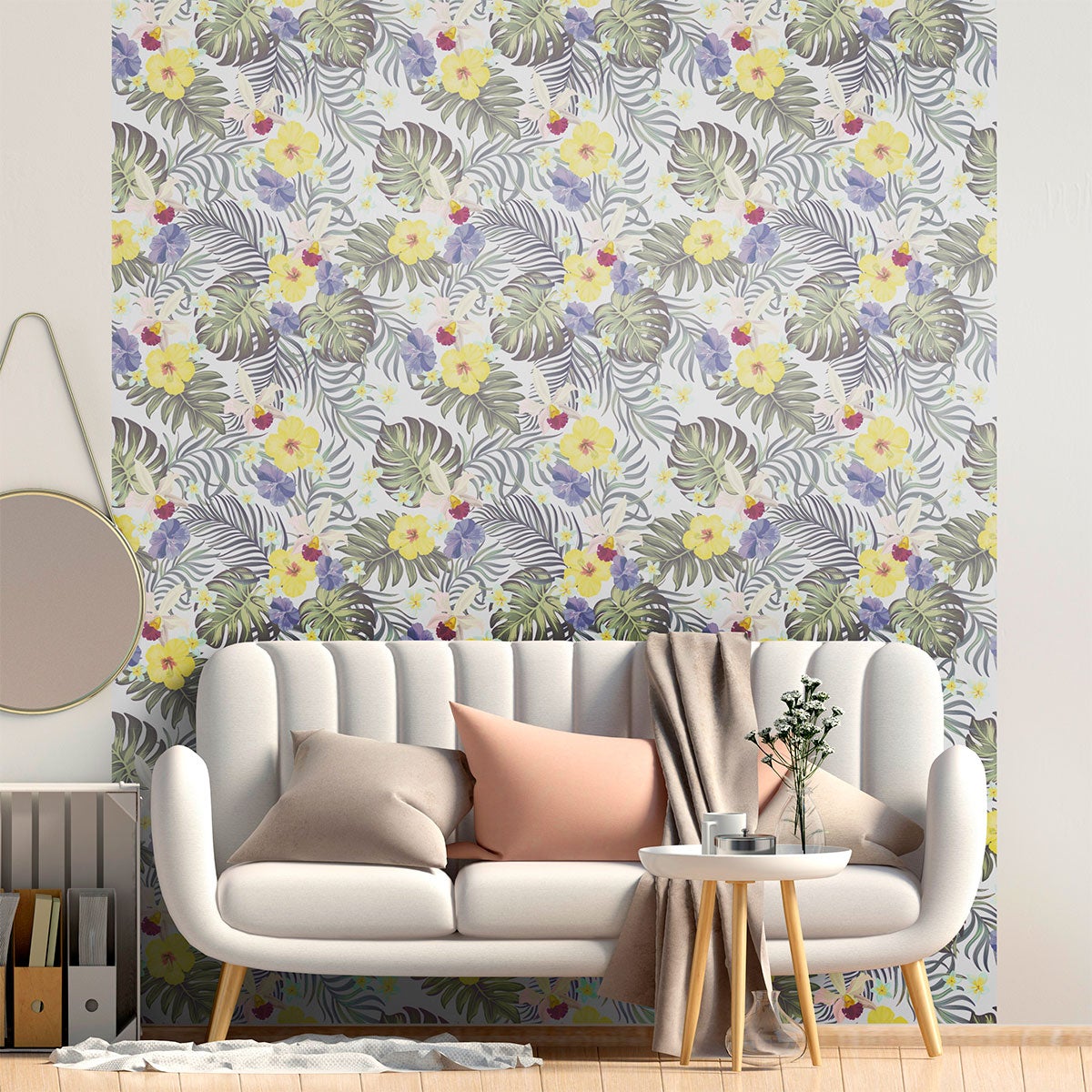 Adesivo carta da parati tropicale Futaleufu - Sticker adesivo - adesivi murali - 40x40cm - 5