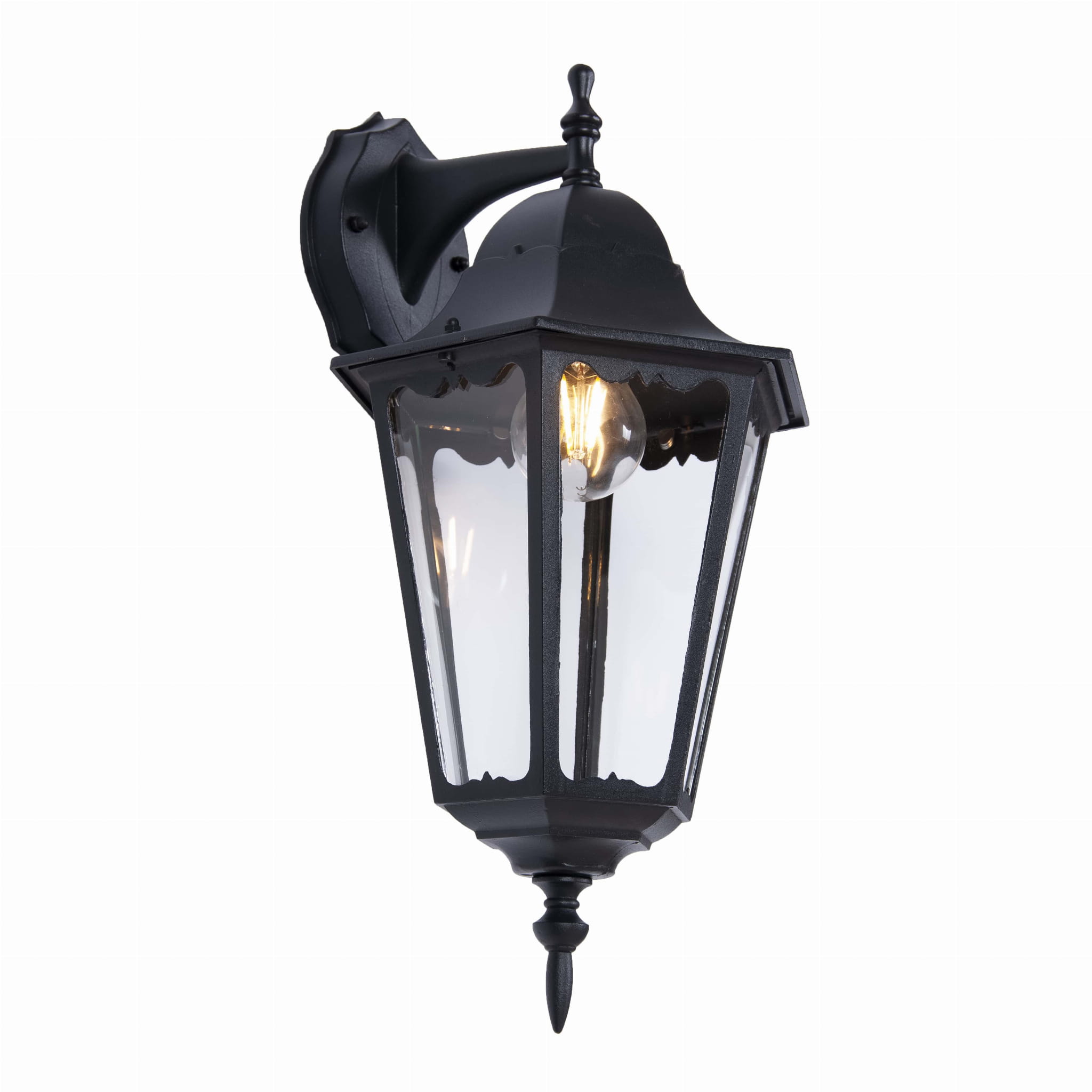 Kinkiet zewnętrzny LOZANA czarny 1xE27x60W wym: 44x22x22 cm IP44 Kaja