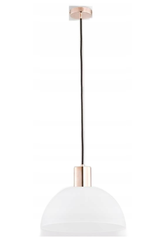 Lampa wisząca LUX miedziano-biała 1 x E27 x 60W wym: 90 x 30 x 30 cm Alfa