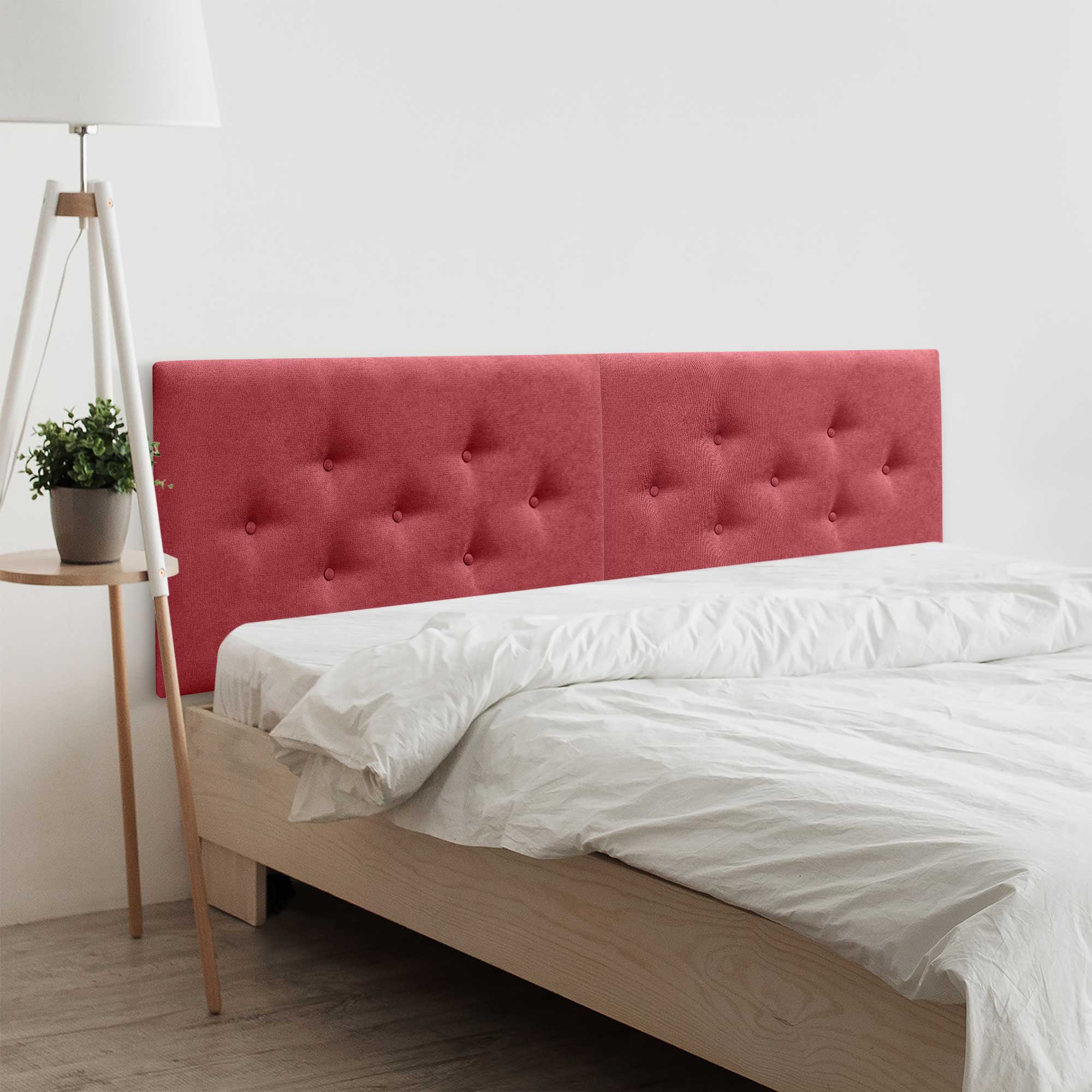 Testiera Letto DHOME In Similpelle Bianco Osso – Imbottita, Con Gambe, Antimacchia, Per Letto 150/160 Cm