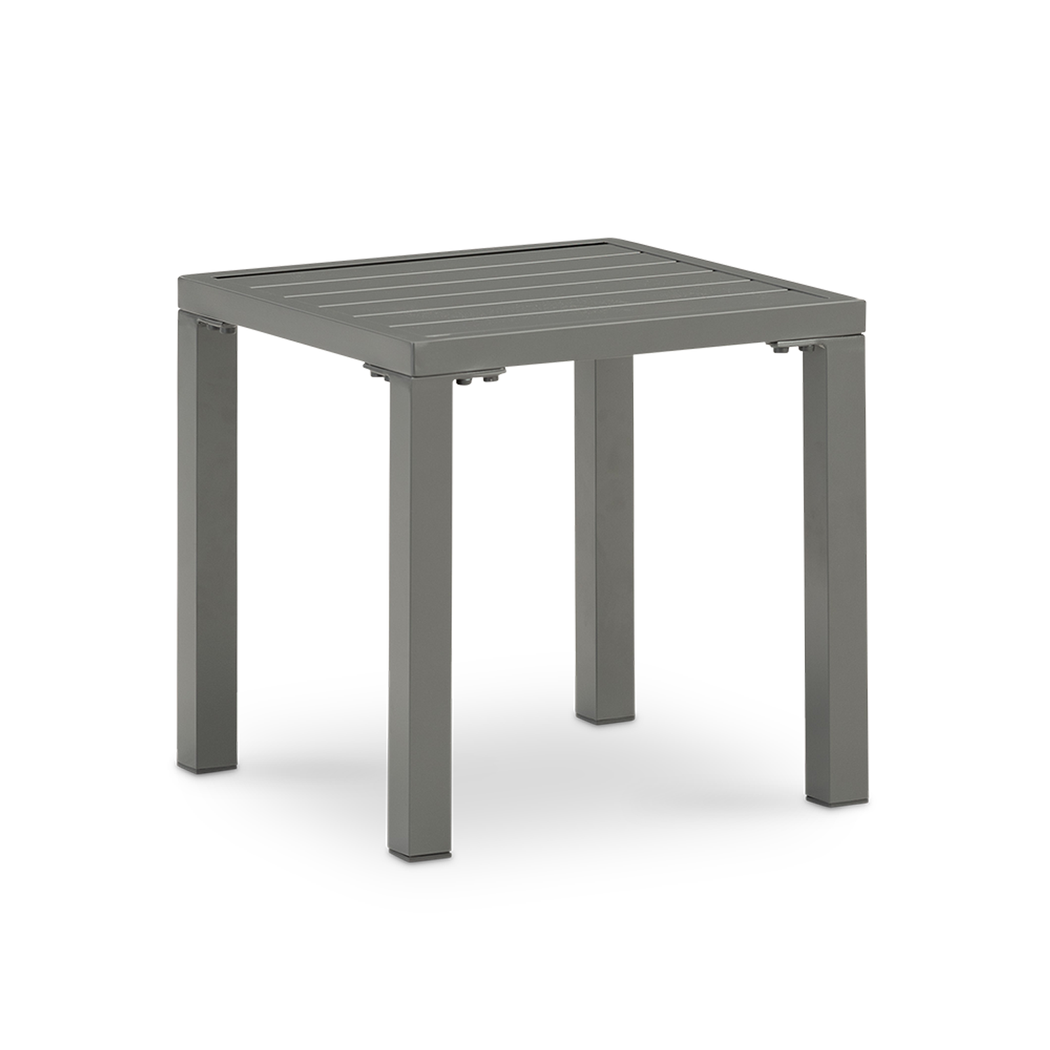 Table basse de jardin en aluminium gris antracite - Tokyo | Leroy Merlin