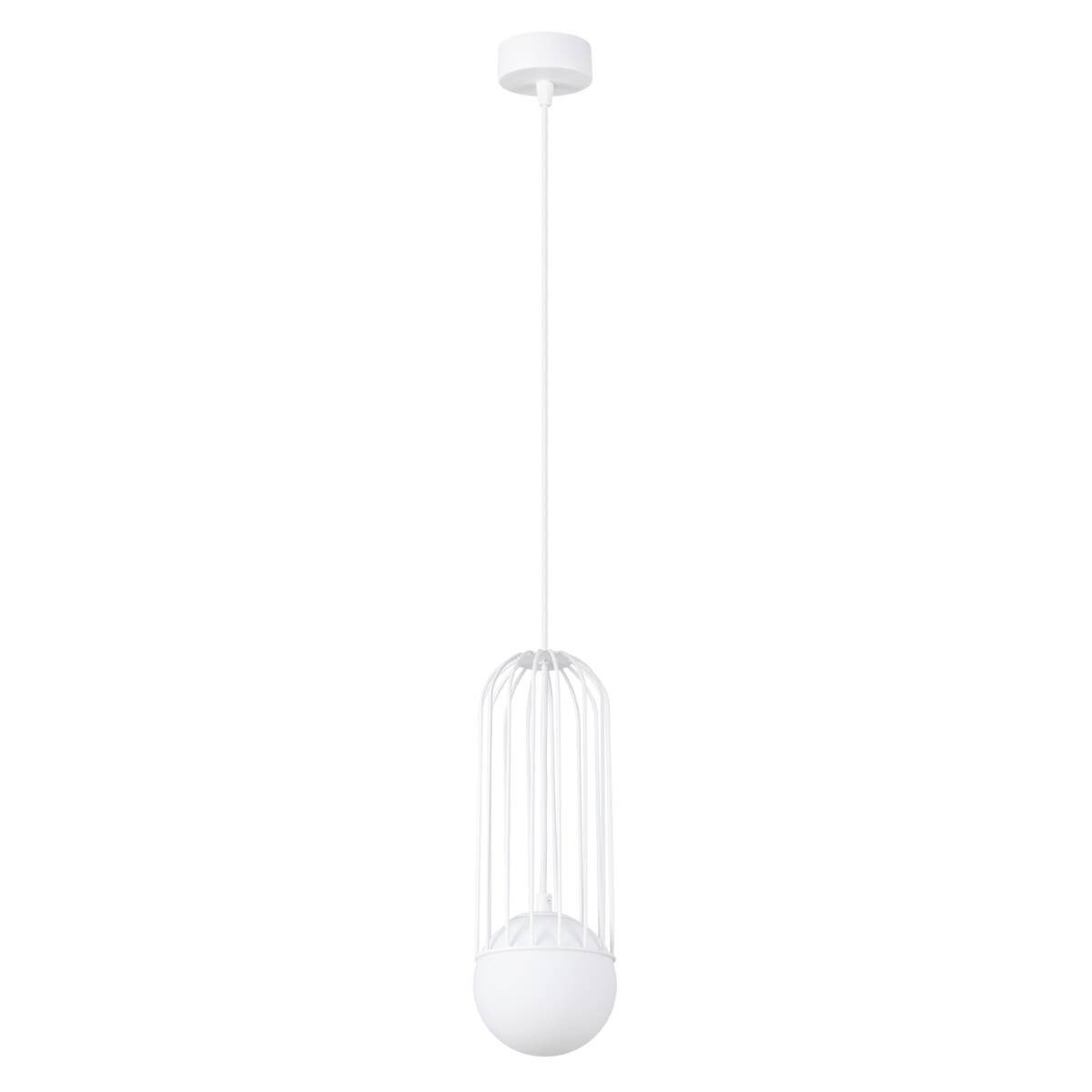 Lampa wisząca Brina biała 1xG9x8W wym: 115 x 12 x 12 cm metal Sollux Lighting