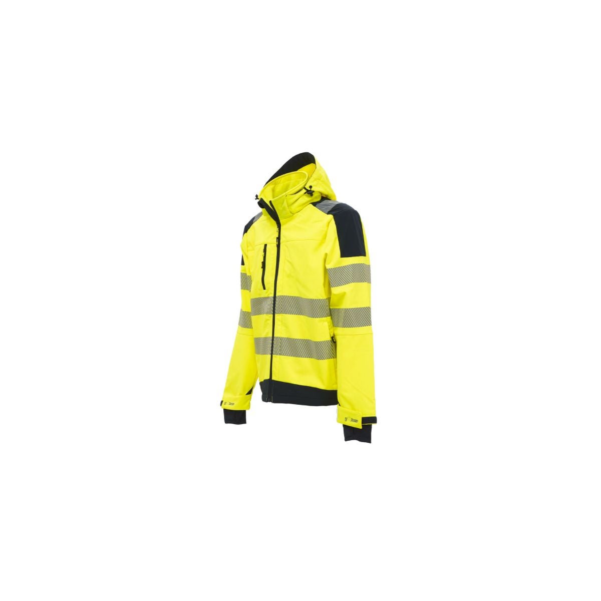 Veste Softshell haute visibilité MIKY Jaune Fluo - U Power - Taille XL - 3