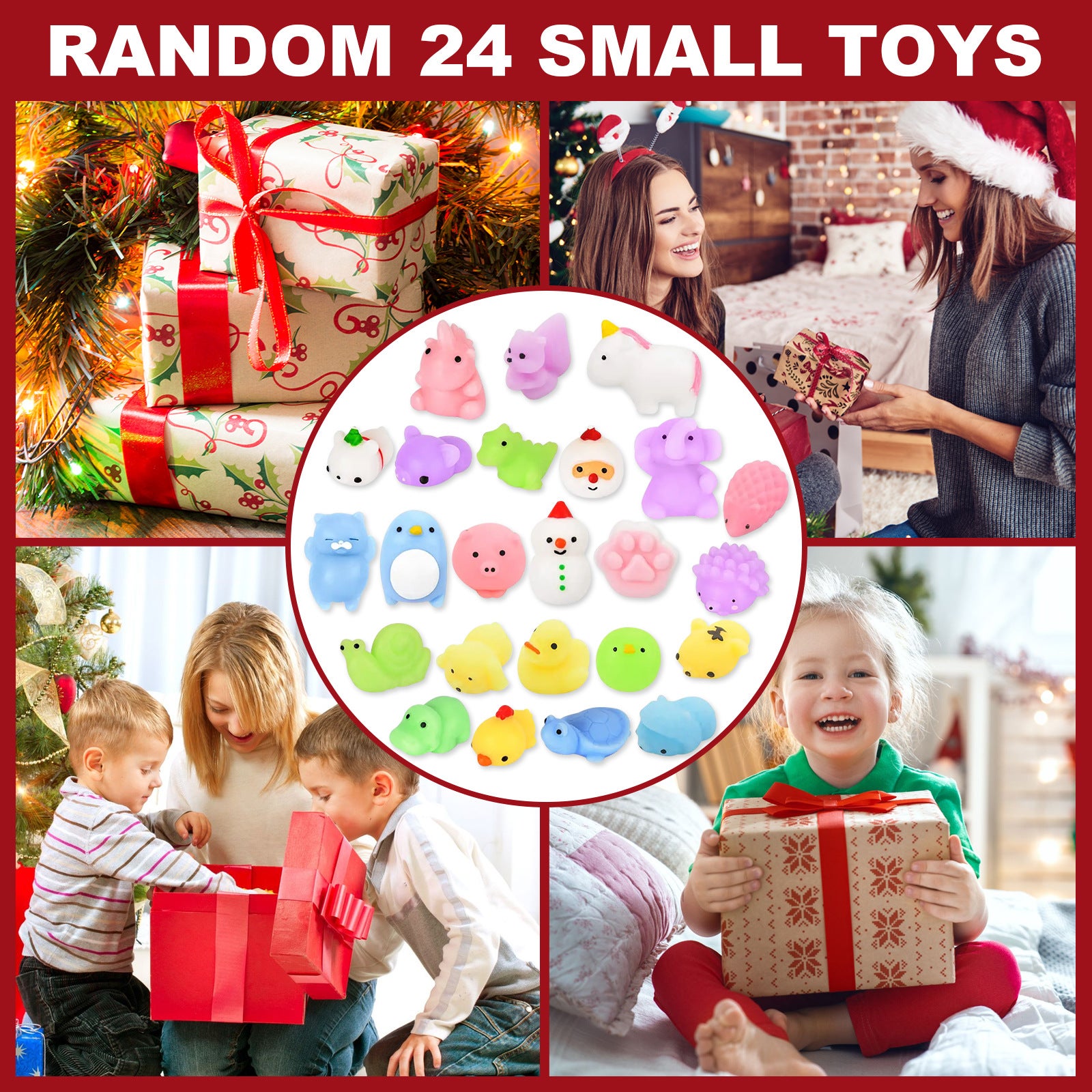 Calendrier de l'Avent de Noël 2023 avec Sea Animal Building Blocs Toys 24 Pack Counders de Noël pour les enfants de vacances pour les enfants pour les adolescents garçons et filles, calendriers