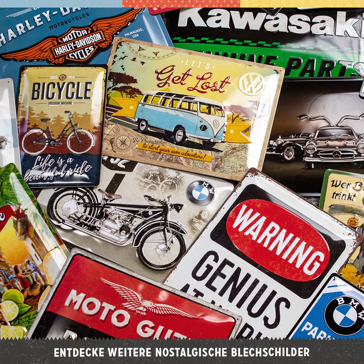 Nostalgic-Art Salvadanai Retrò, 600 Ml, Mercedes-Benz – Oil - 7