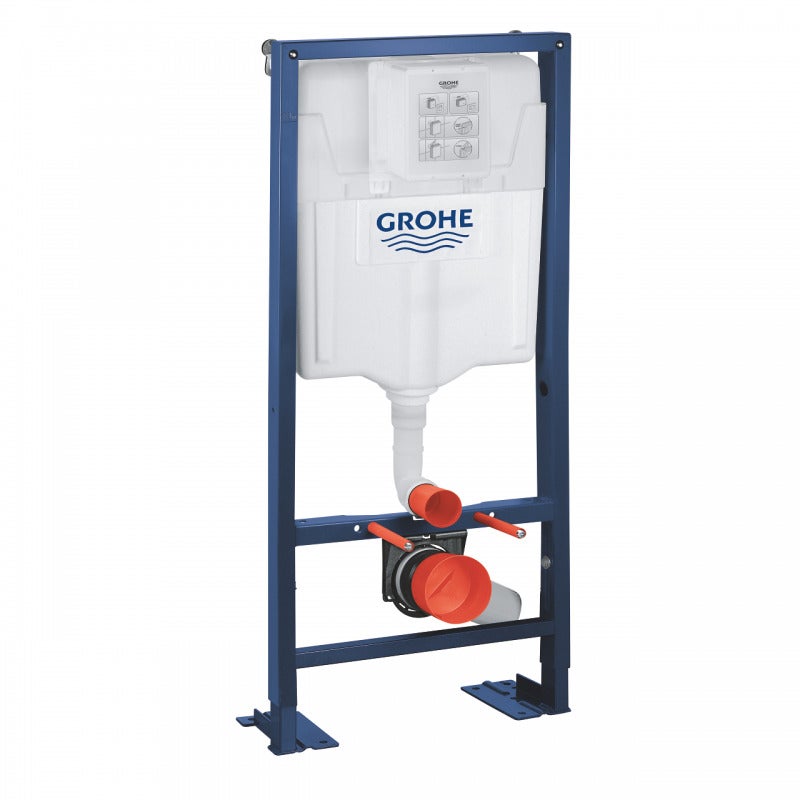 pack WC Rapid SL autoportant avec cuvette rimless Bau Ceramic (AutoportantBau1) - 3
