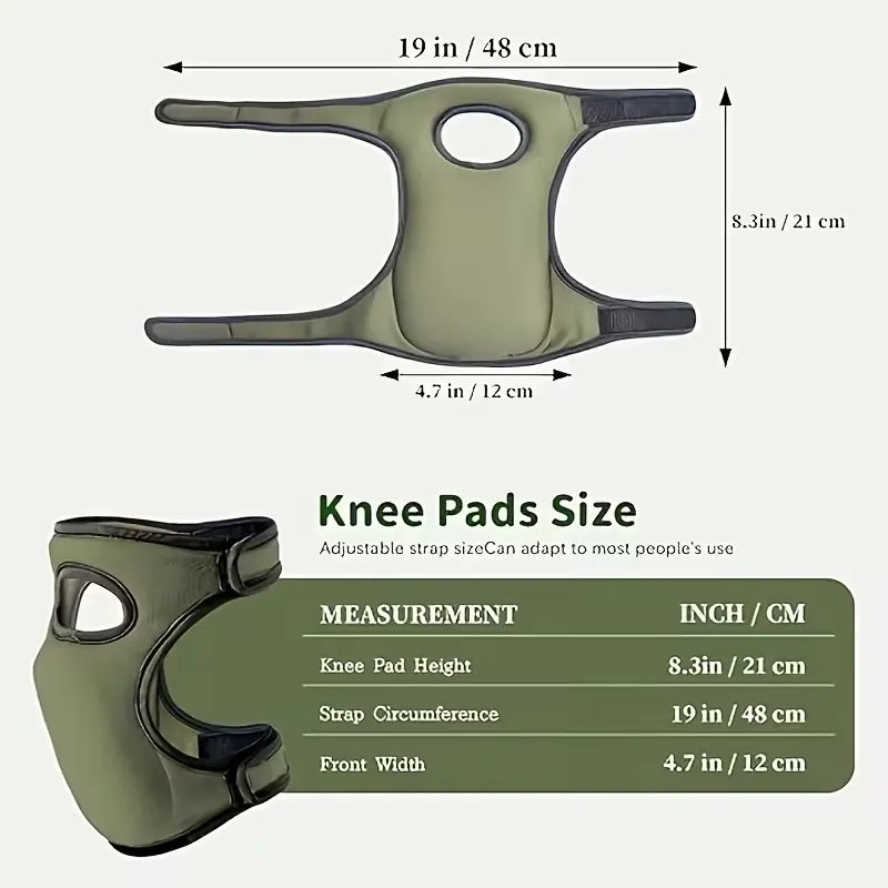 Joelheiras para jardinagem, joelheiras para capinar, protetores de joelho em esponja elástica, almofadas para joelho. - 4