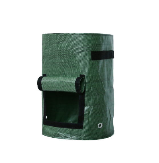 Worek na warzywa 35 x 45 cm, wykonany z wytrzymałego materiału z klapką i uchwytem