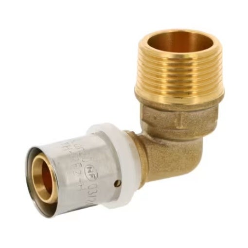 Coude mâle 90° multicouche à sertir PB Tub - Ø 32 x 1