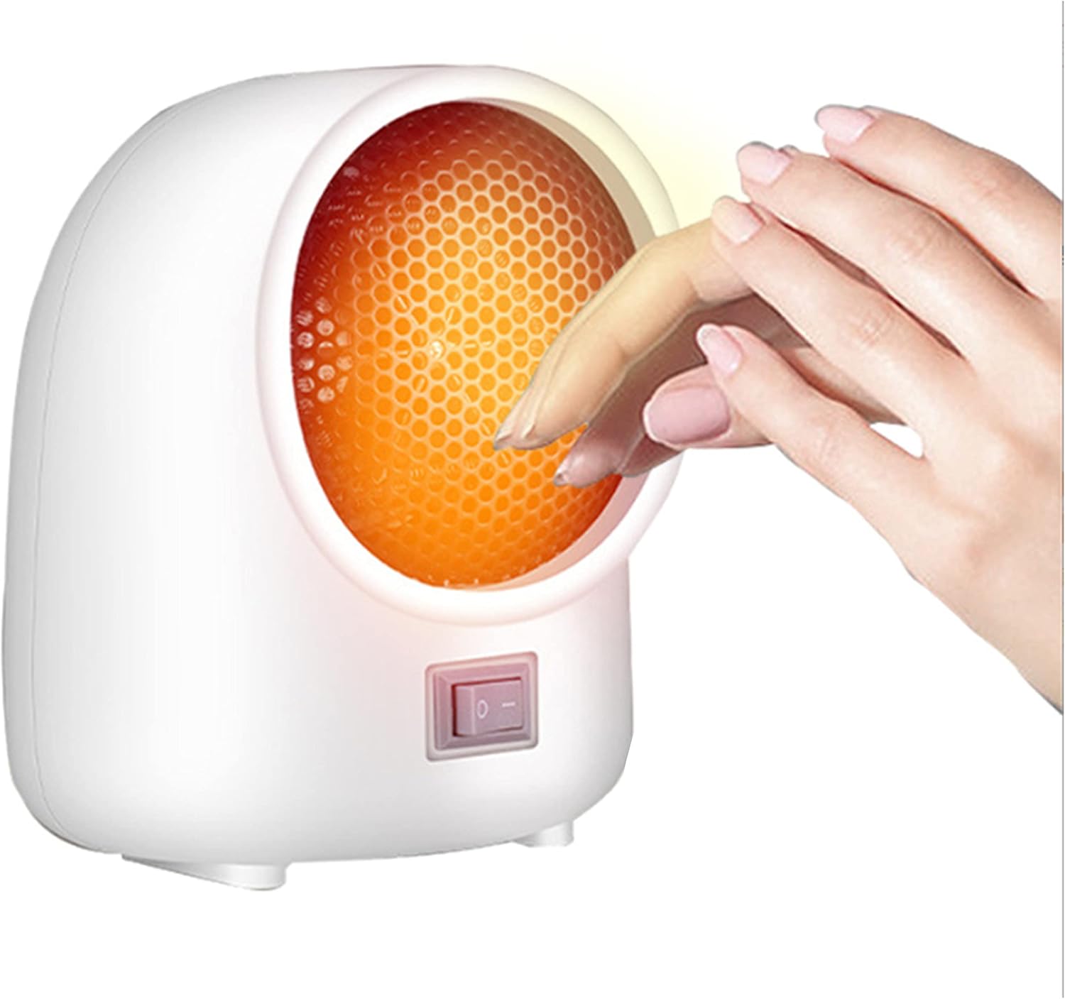 Mini Radiateur Mini radiateur soufflant électrique portable 400 W, 2 vitesses ...