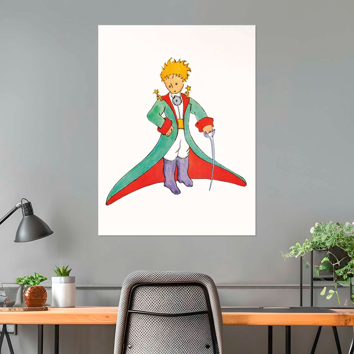 Affiche Petit Prince II, Antoine De Saint-Exupéry (impression sur papier, 40x30 cm, sans cadre) - 3