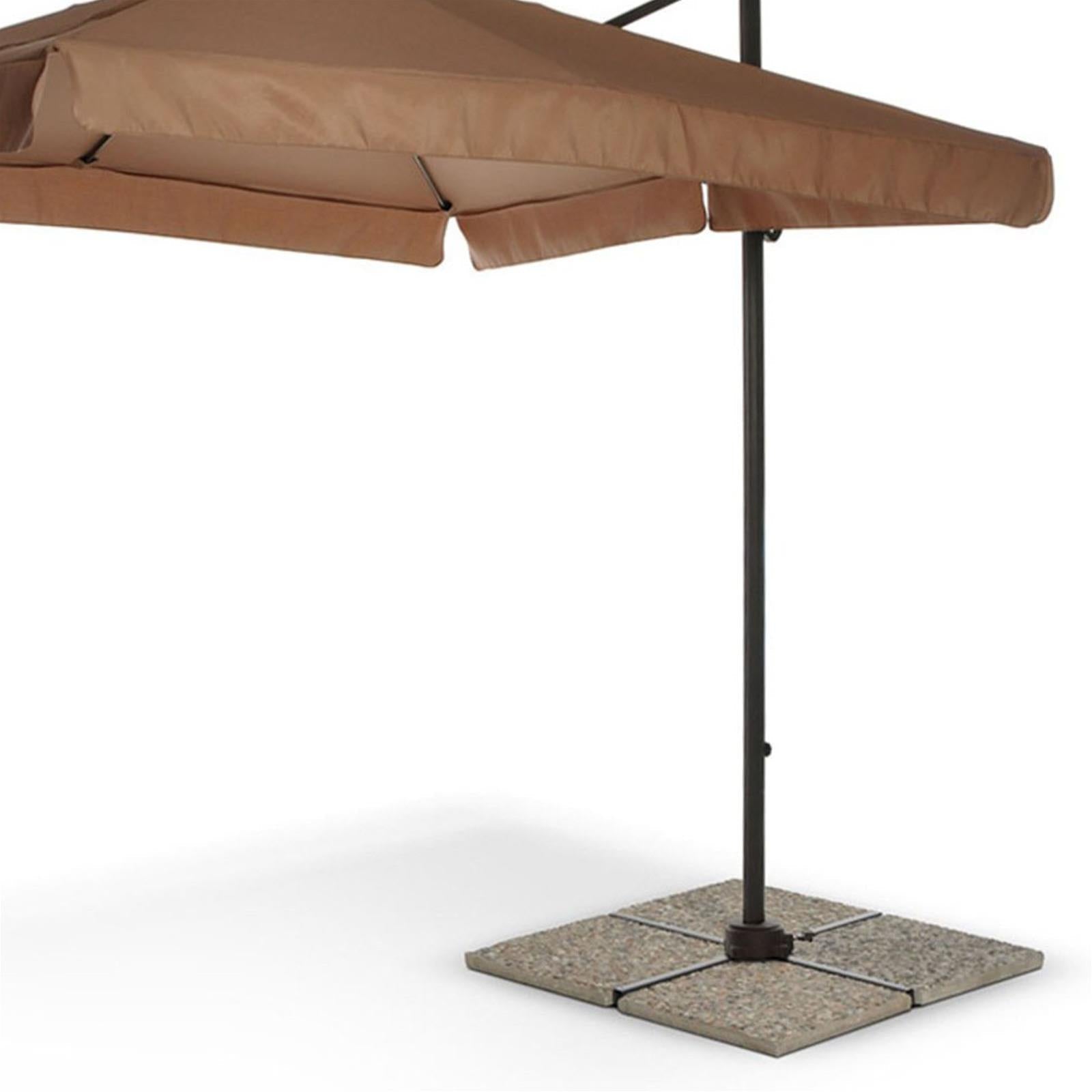 Lastra patio 40×40 cm granulato di pietra grigio – pavimentazione esterni - 2