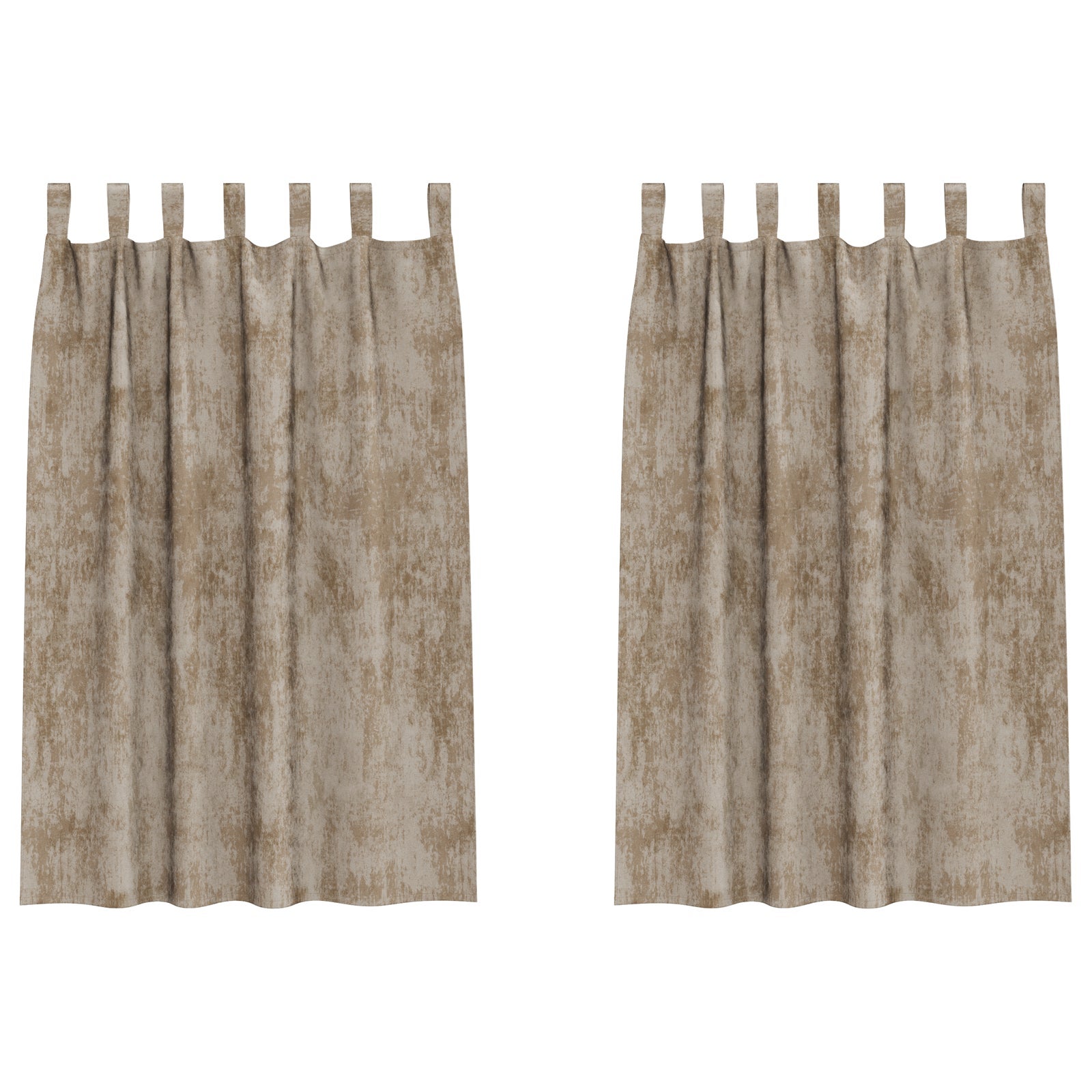 Zasłony z weluru 2 pcs szampański 175 x 140 cm Aksamit vidaXL