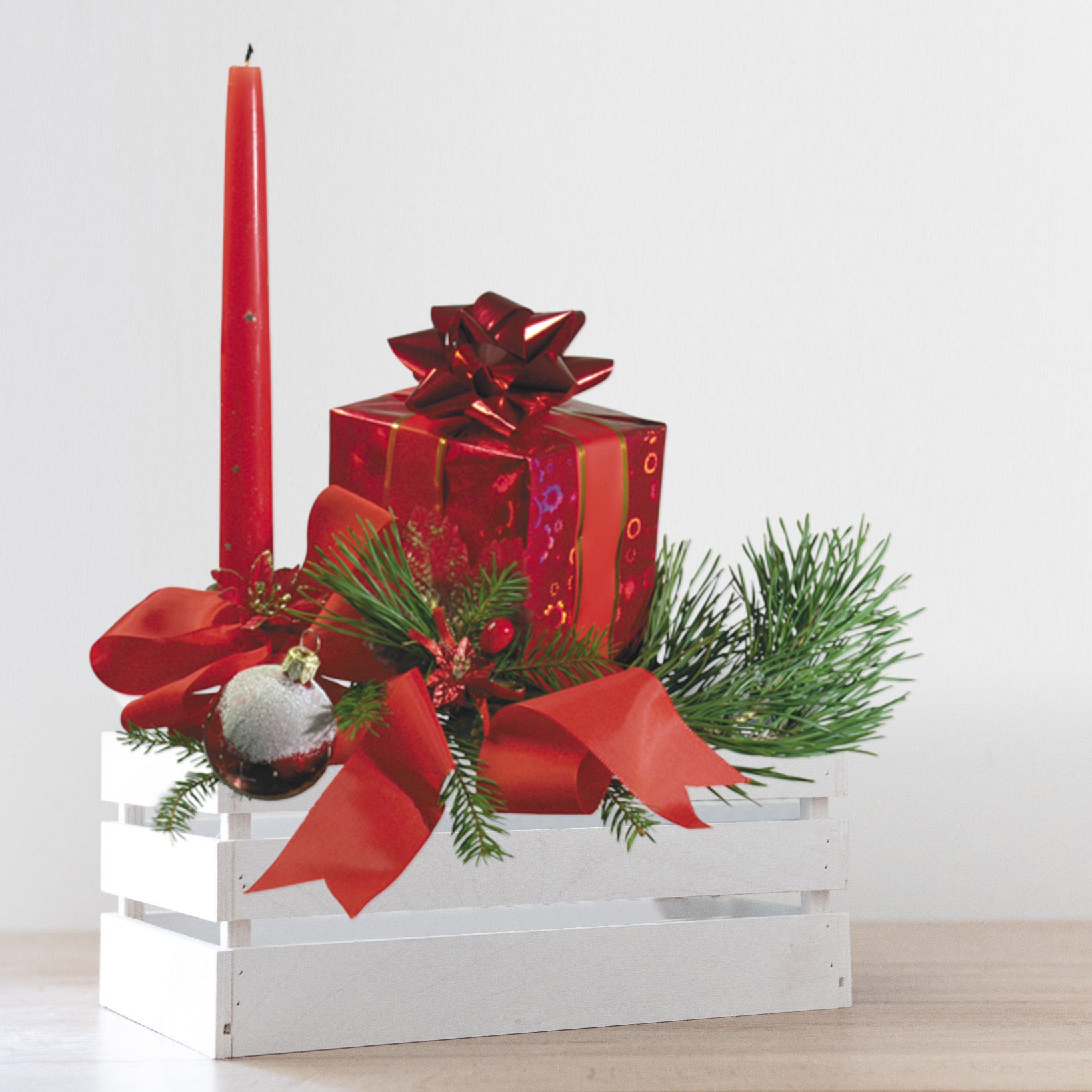 Cassetta Contenitore in legno BIANCA Scatola Cesta Portaoggetti Decorativa da Esposizione multiuso per casa ed eventi 15x21 Altezza 10 cm - 3