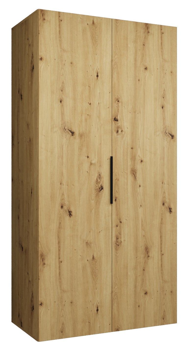 Szafa uchylna otwierana Marbella 1 100 x 52 x 202 cm artisan + u. czarny Abiks Meble