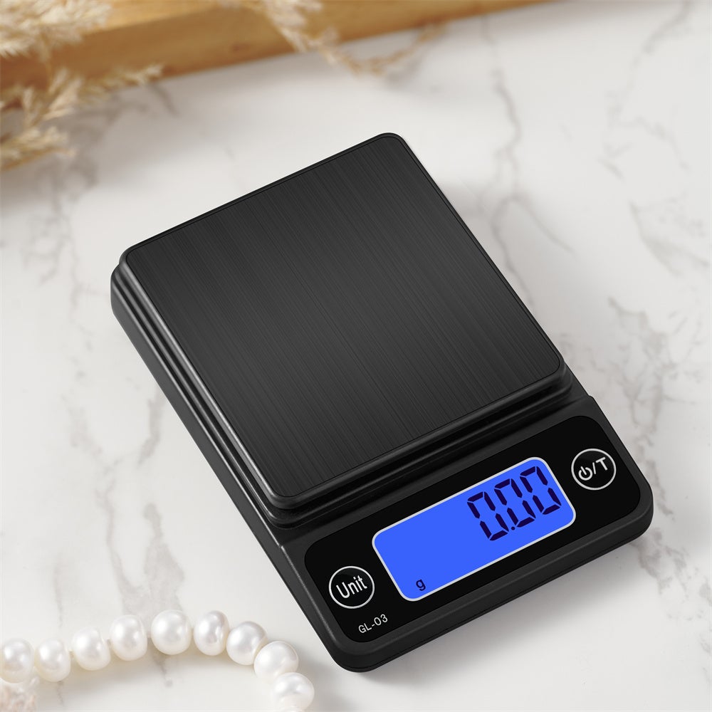 Balance à bijoux/balance à café/balance de poche de haute précision Black M 500g / 0.1g - 6