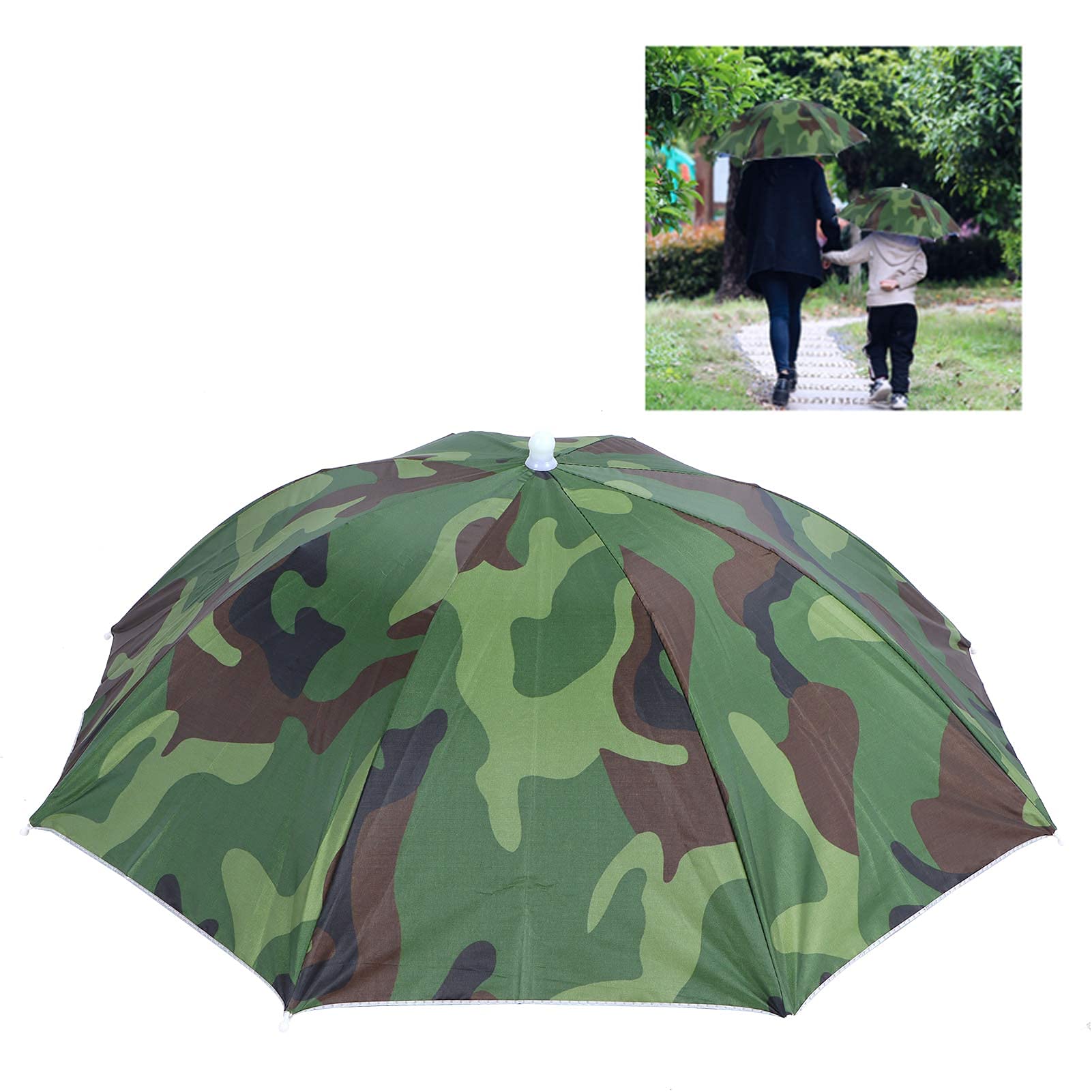 Cappello ombrello pieghevole portatile impermeabile per la pesca