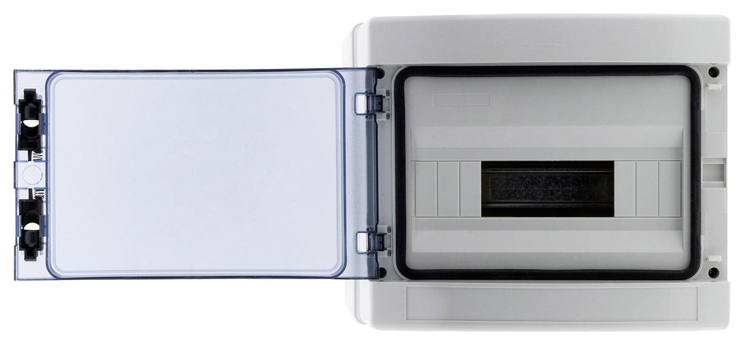 Coffret étanche IP65 8 modules livré avec accessoires - Zenitech - 2