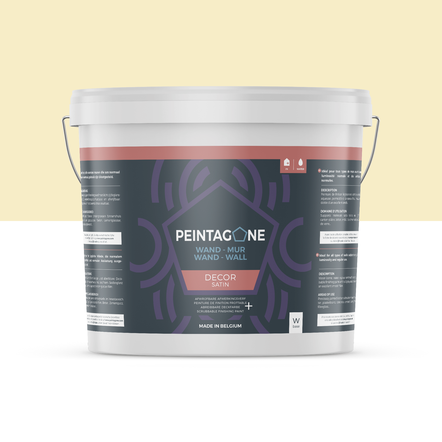 Peinture Lavable SAN MARCO Combat 6000 - Moule Intérieur Blanc Mat, 5/15 L, Anti-moisissure