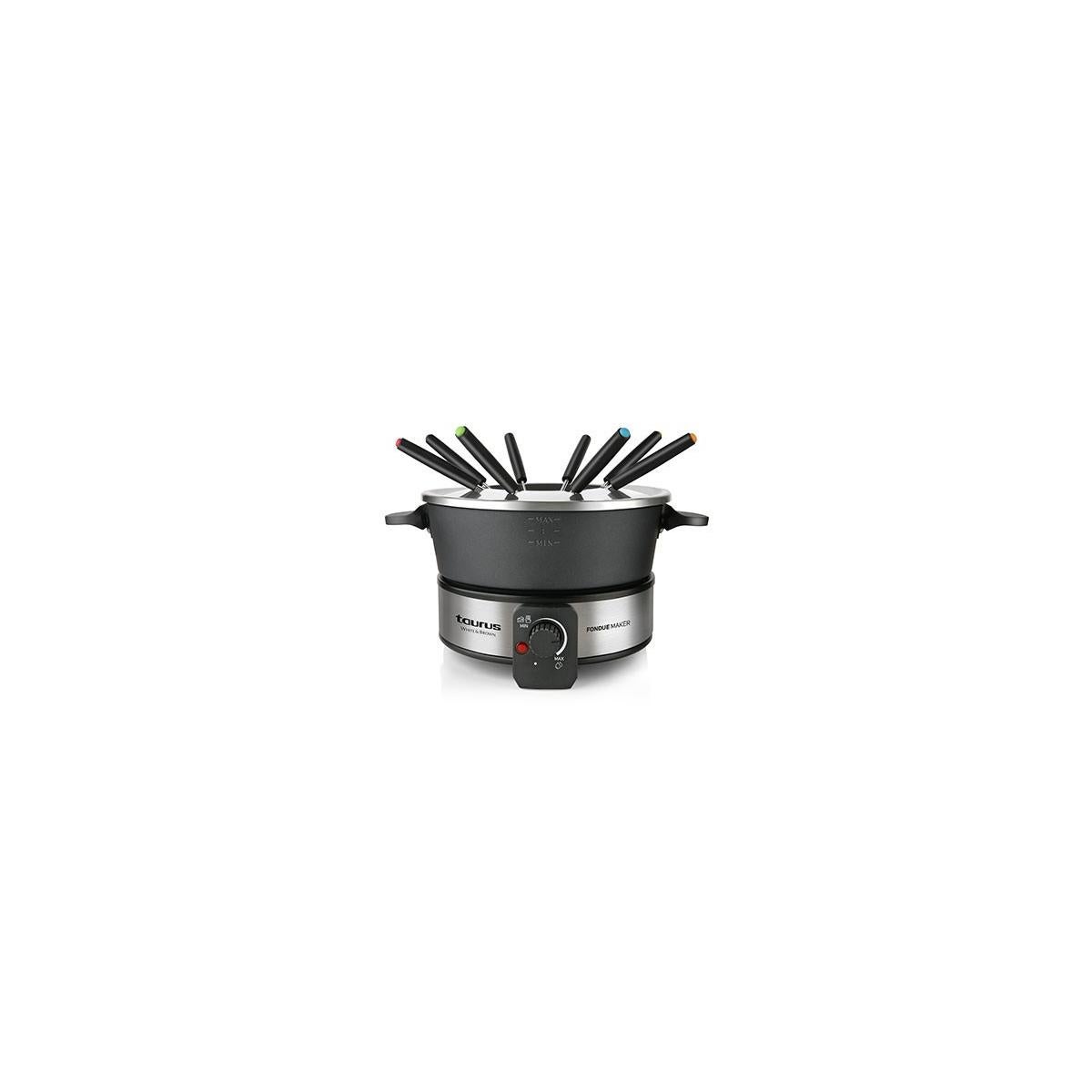 Elektryczne urządzenie do fondue Taurus FF2 1000 W 2 litry czarny i inox