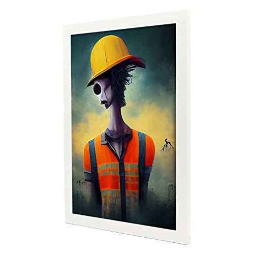 Nacnic Set De 3 Posters Presente Al Estilo De T Burton Ilustraciones De Profesiones Y Oficios Inspiradas En Arte Gótico Diseño Y A3 Marcos Blanco - 2