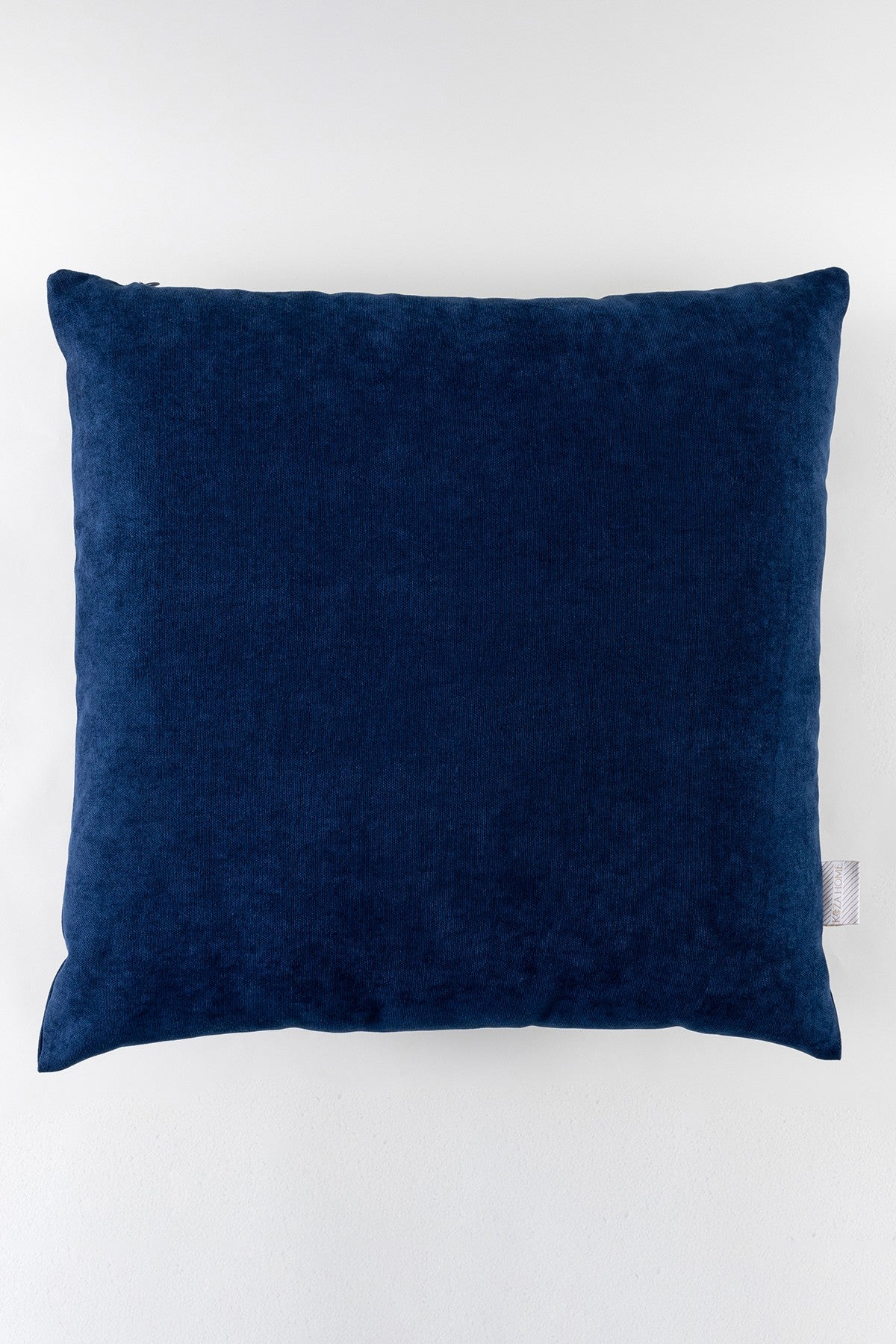 Lot De 2 Housses De Coussin D'Extérieur 35x55 Cm Imperméables Bleu Foncé - Motif Fleurs Élégant En Lin Pour Canapé, Jardin, Balcon Et Terrasse